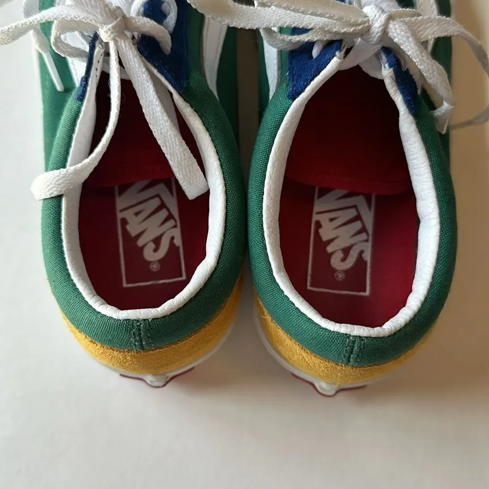 VANS Unisex Yacht Club Old Skool Classic Suede Sneakers Multi-Color Size M5.5/W7